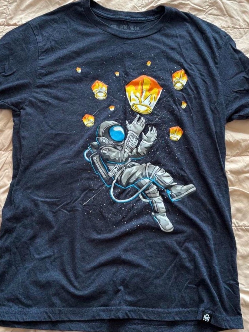 Into The Am Navy Blue Graphic Shirt